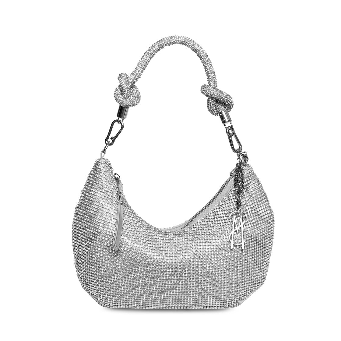 BKAYA SILVER SHOULDER BAG